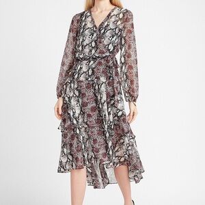 Express Wrap Midi Dress Size XS